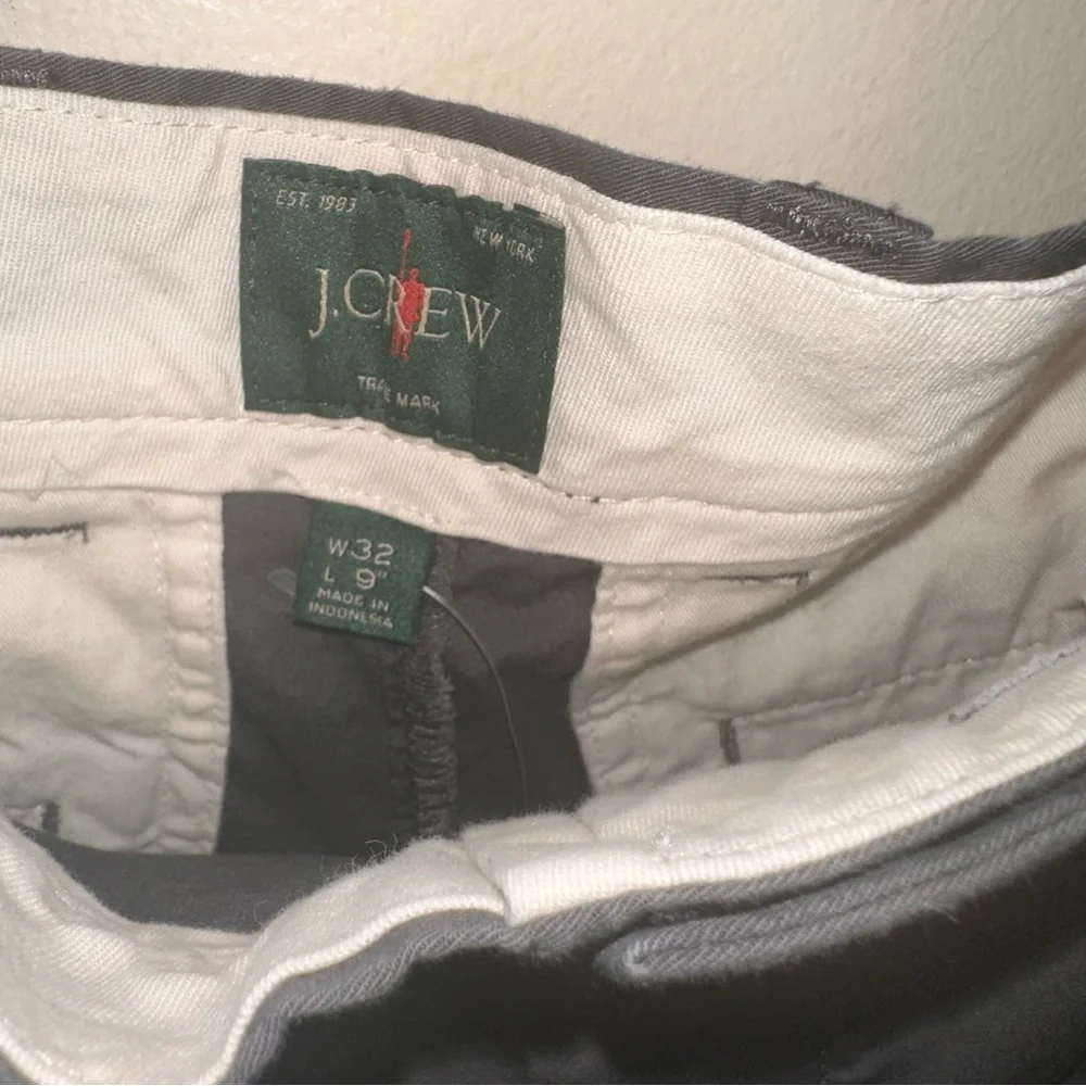 EUC J. Crew Men's Charcoal Flat Front Shorts